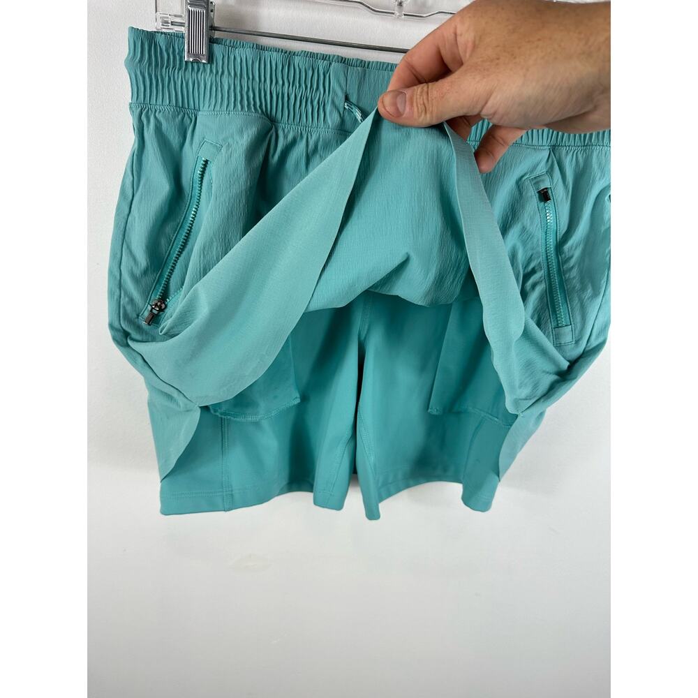 Athleta Trekkie Skort Sea Blue Size 6 Golf Tennis Ripstop Outdoor - Picture 9 of 10